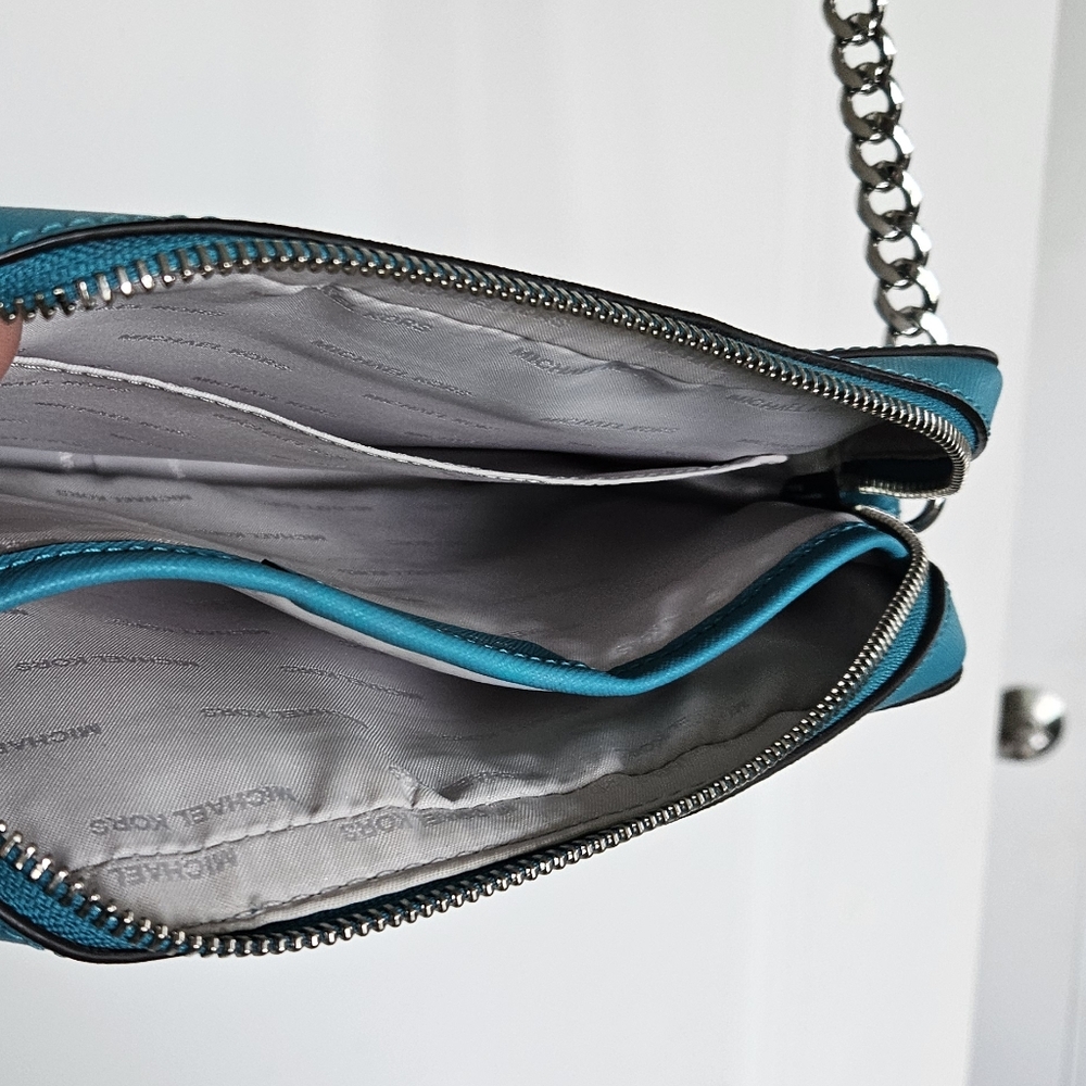 Michael Kors Teal Crossbody Bag - Picture 4 of 5